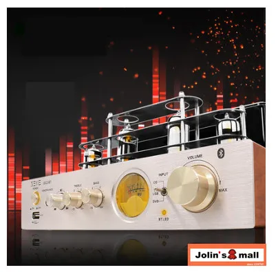 Xege DC2 Hi-Fi стерео Беспроводной Bluetooth Ламповый усилитель аудио Мощность усилитель USB/наушников 25 Вт+ 25 Вт 220 V