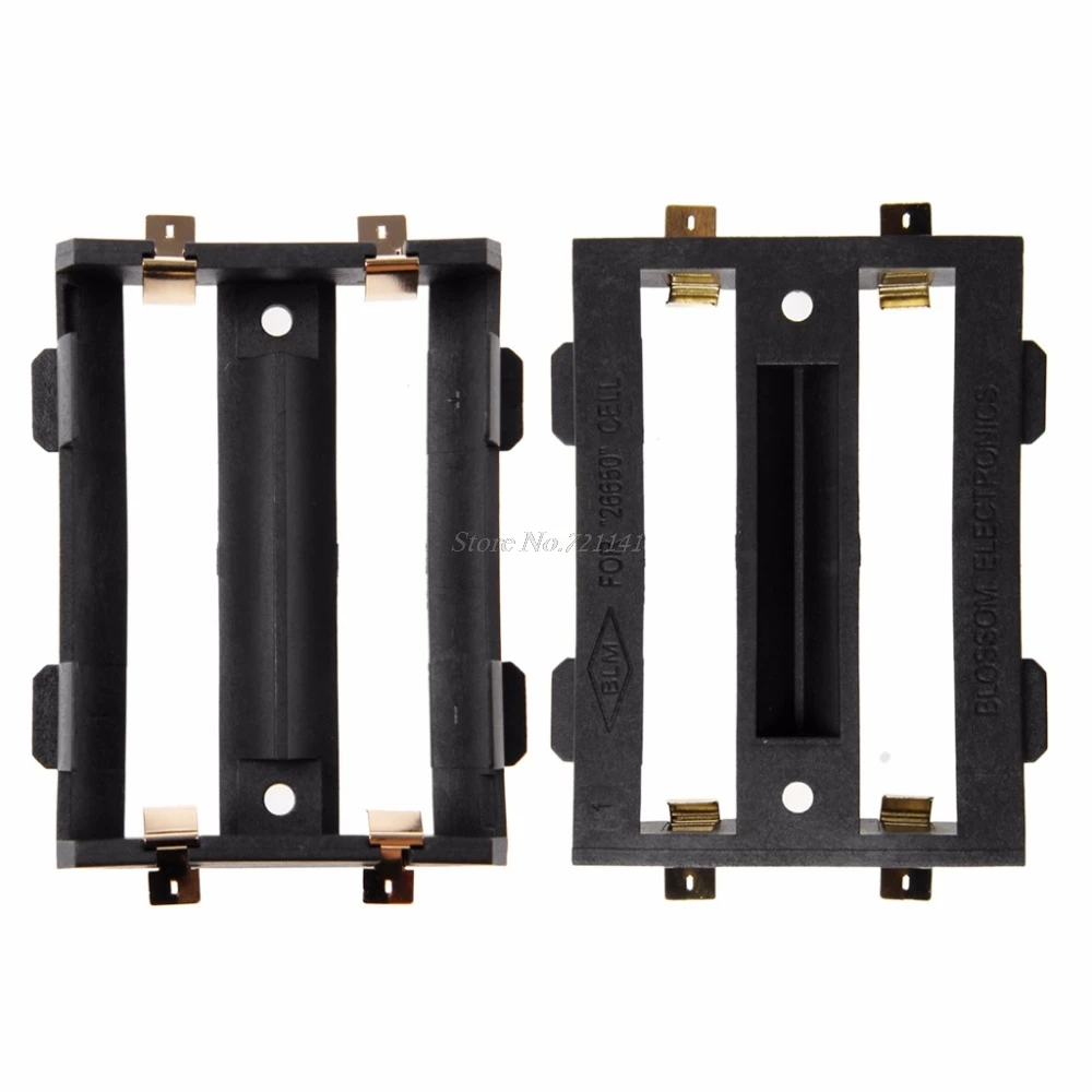 Самодельный Держатель контейнера для батарей SMD коробка для 2x26650 3,7 V перезаряжаемая батарея 4Pin электронные запасы