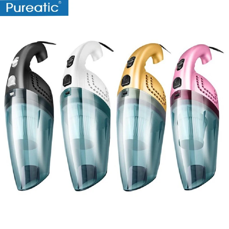 

Newest Wired Car Vacuum Cleaner DC 12V Handheld Super Nozzle Suction 120W 4 Colors Wet And Dry Dual Use Vaccum Cleaner For A Car
