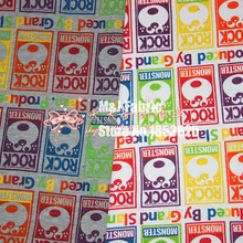 50*175 см jam Rock Bear Толстая махровая зимняя Трикотажная хлопковая ткань для шитья «сделай сам» Лоскутная работа Детское пальто