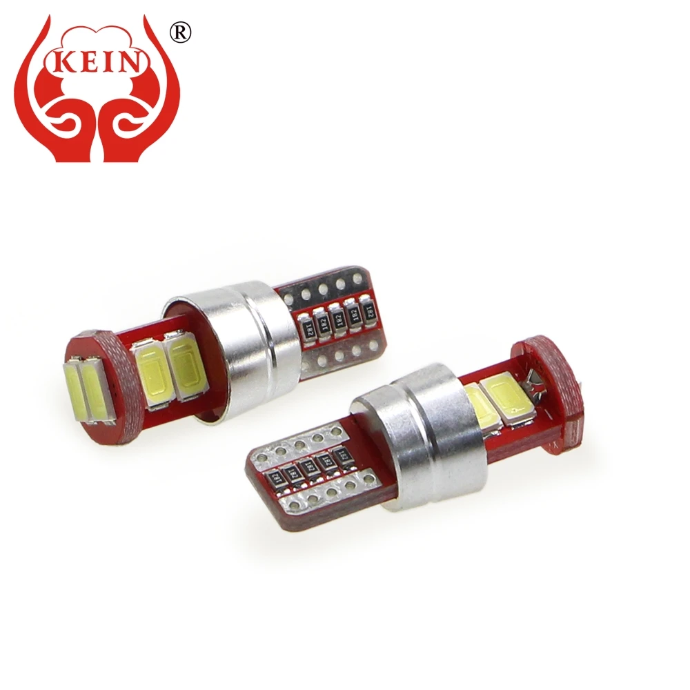 KEIN 6 шт. T10 светодиодный супер яркий W5W лампочка 6SMD 5630 5730 боковой Клин 194 168