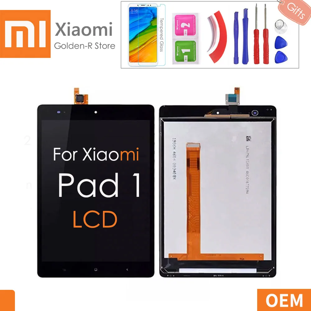 

7.9" LCD Display for For Xiaomi Mipad Mi Pad 1 A0101 Touch Screen Digitizer Sensor Panel Tablet PC LCD Replacement +Gifts