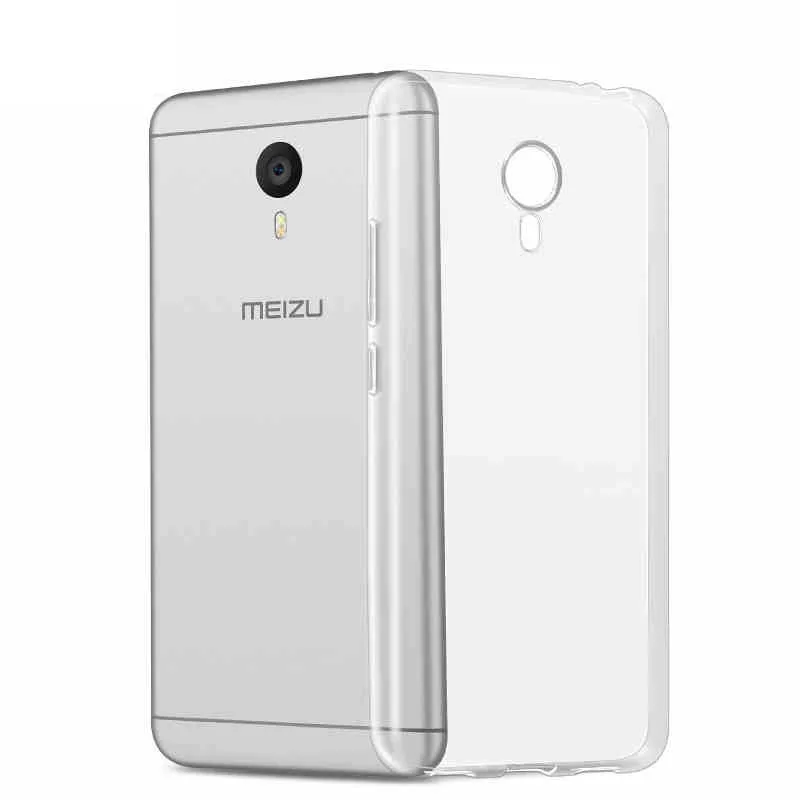 

For Meizu M3 Note Case Crystal Silicon Back Cover On M 3 Note Transparent Tpu 5.5H