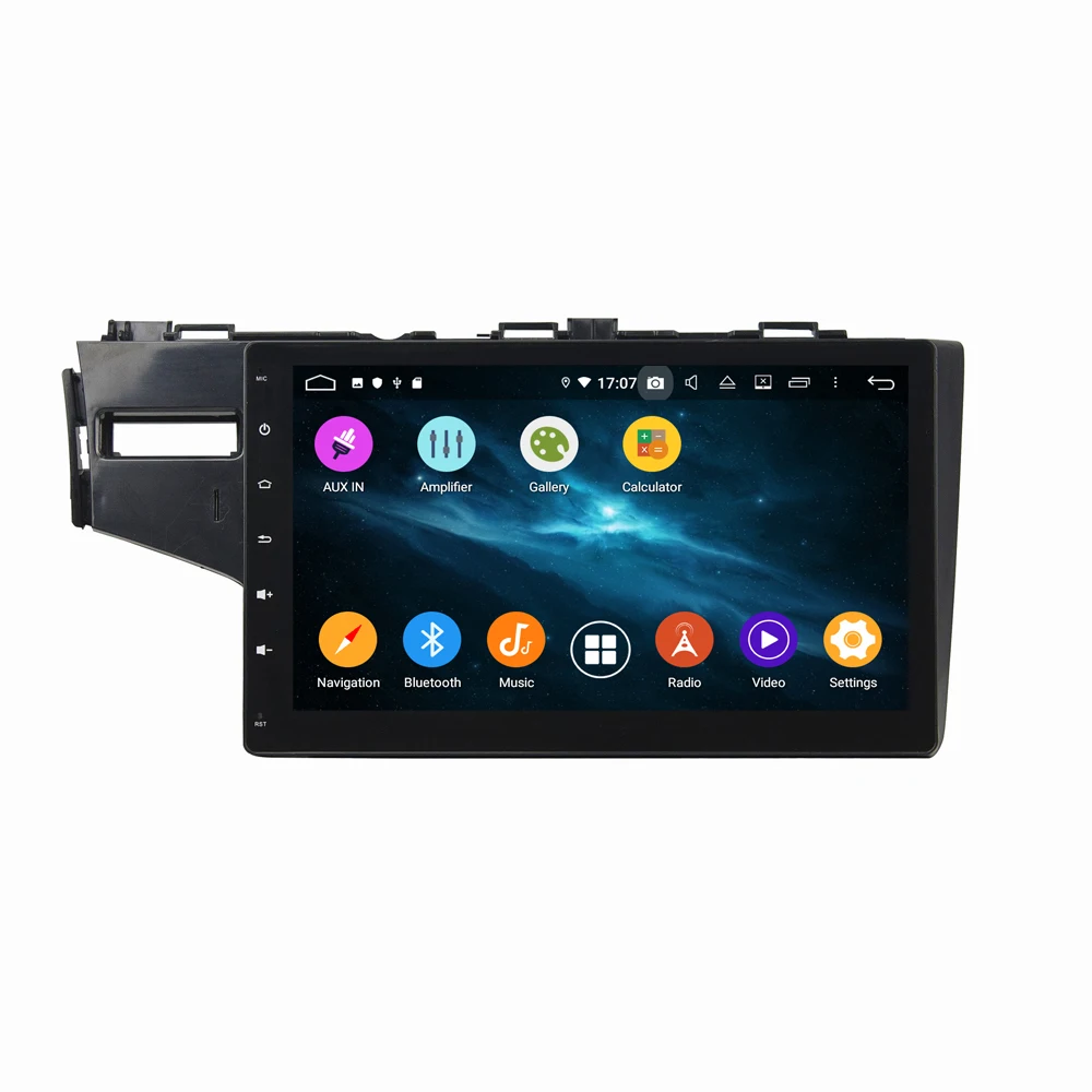 Best 10.1" Android 9 4+64G DSP Car DVD Player GPS navigation For HONDA Fit Jazz 2014-2018 head unit multimedia player tape recorder 2