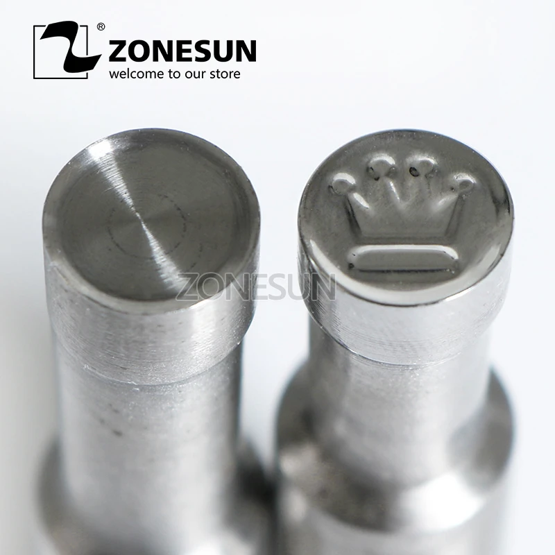 

ZONESUN Crown logo custom candy milk tablet slice die Stamp precision punch die mold sugar tablet press tool TDP 0/1.5/3