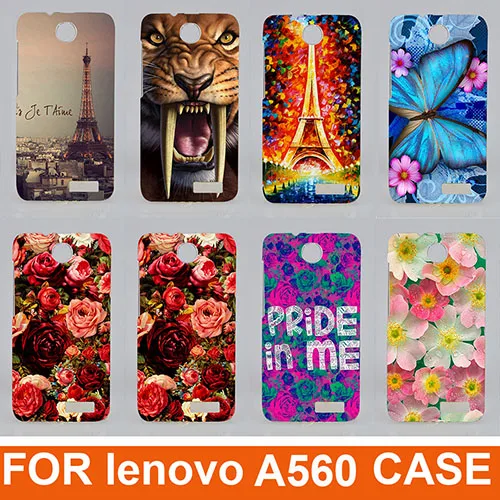 Чехол для мобильного телефона Lenovo A560 с 14 рисунками изображением тигра Льва