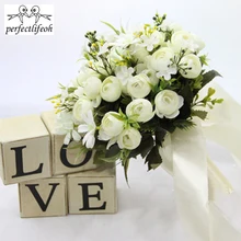 Perfectlifeoh Свадебный букет невесты свадебное цветочное Мыло свадебный букет из роз Роза корейский Свадебный букет