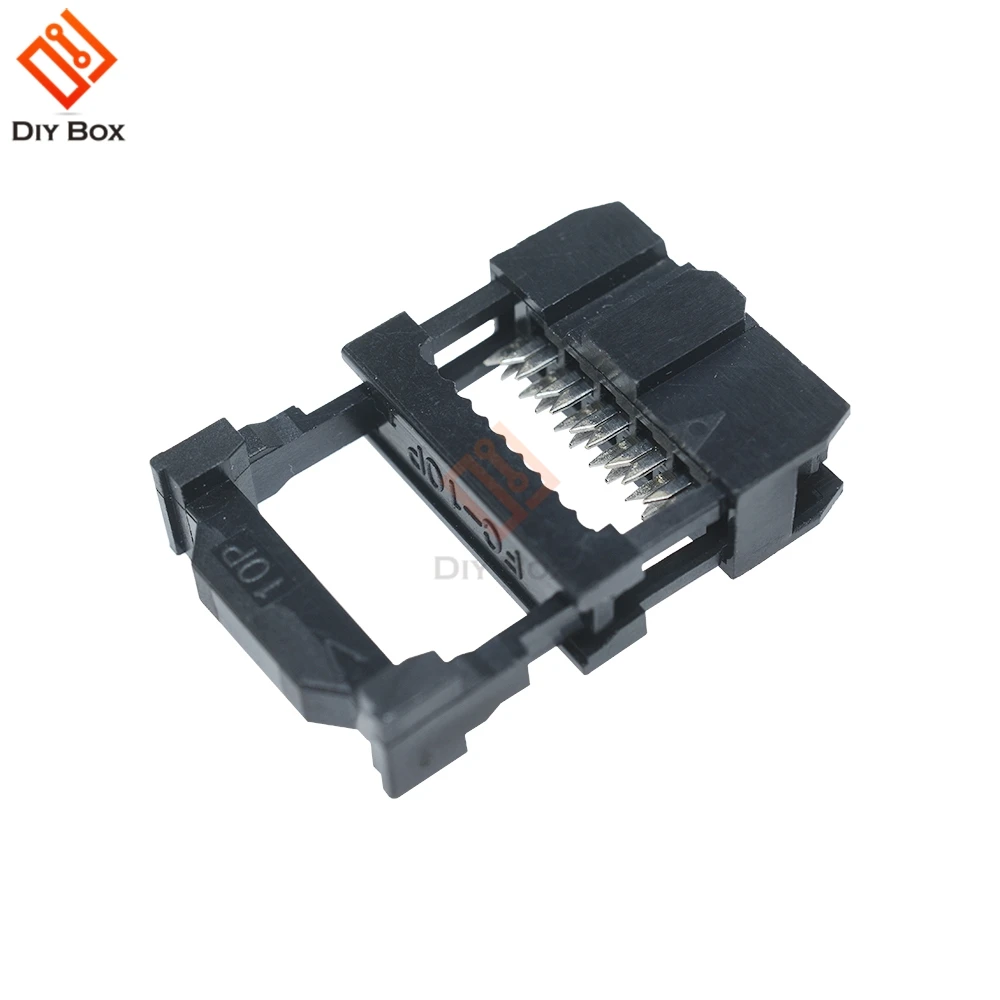

10PCS 2.54mm Pitch 2x5 Pin 10 Pin IDC Female Header Socket Connector FC-10