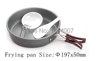 Venta caliente 4-5 personas set be cocina cubiertos al aire libre equipo olla Sets cocina de camping Panelas Camp Utensilios de cocina fuego Arce fmc-209
