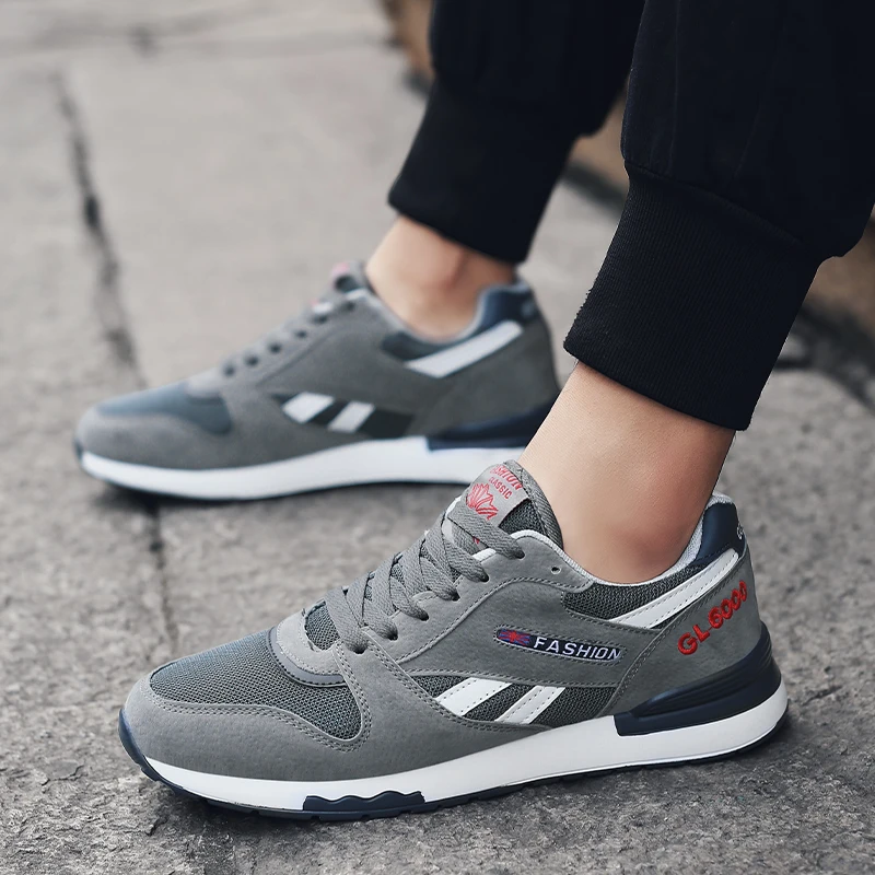 

Men Runnins Shoes Sneaker Mesh Comfortable Athletic Leather Size 38-45 Fitness Sneakers Autumn Winter Running Shoes For Male