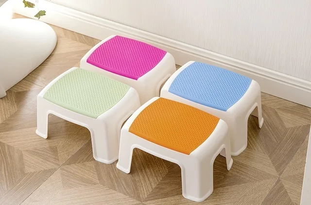 Sgabelli Per Massaggio : Bagno di plastica sgabello del piede massaggio colore arancione