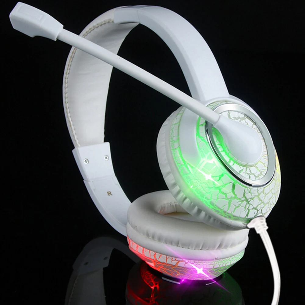 Professional Video Gamer Headphone LED Luminous Ear Cushion Headband