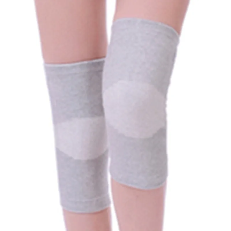 1 Pair Health Care Bamboo Fiber Knee Brace Elastic Warm Breathable Knee