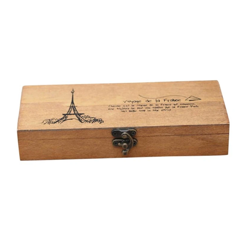 2018new Fashion Retro Jewelry Storage Box Eiffel Tower for Organizer Coin Holder Stationery Case  Hot selling good quality C020801