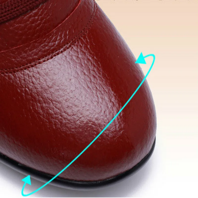 Women's boots, spring, summer, new leather, soft bottom, fitness shoes, modern dance, square dance, Sailor Dance shoes.