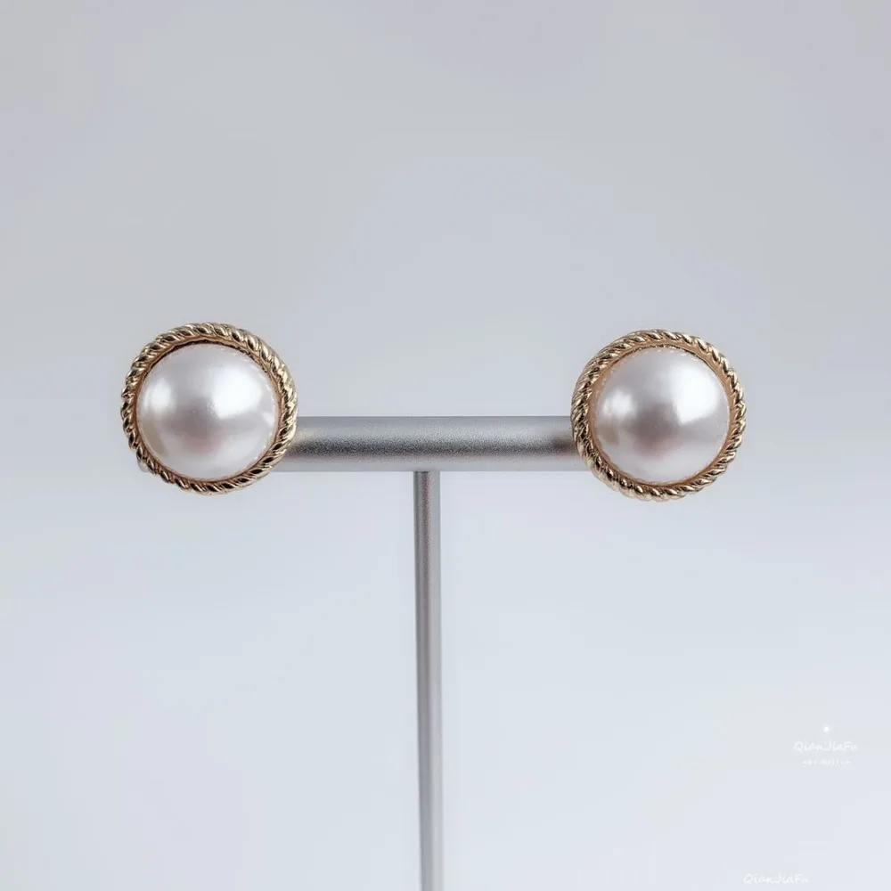 

NEW GOLD SIMULATED-PEARL EARRINGS FASHION JEWELRY EARRINGS WEDDING PARTY GIFTS FEMALE ACCESSORIES GOOD QUALITY