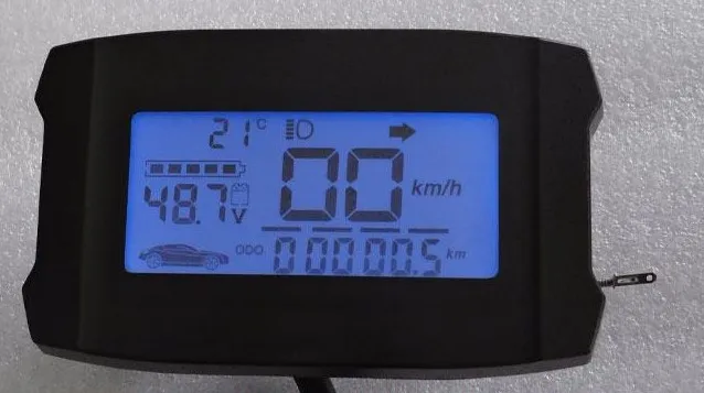 Цветной дисплей 48 v-96 v Спидометр уровень заряда батареи индикатор напряжения электрический скутер велосипед MTB трицикл мобильности часть инструмента