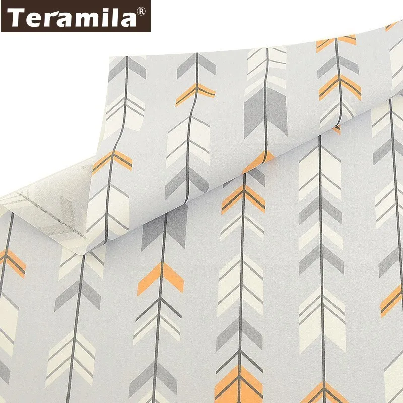 

Teramila Gray 100% Cotton Twill Fabric Telas Algodon Cloth DIY Tissus Dress Patchwork Quilts Beedsheet Curtains Home Textile
