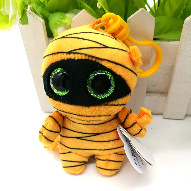 Ty Beanie Boos 6/" Plush Mask Orange Mummy