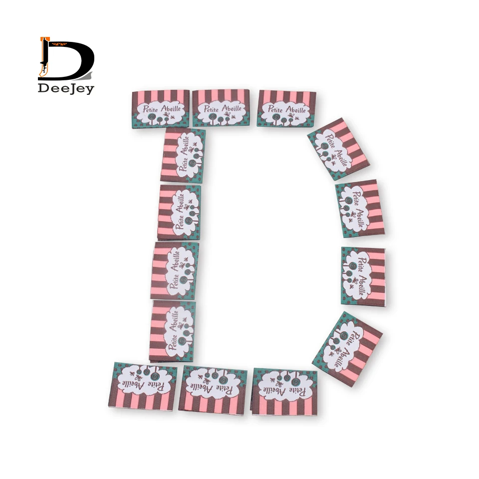 1000pcs/lot Washable Cloth Woven Clothing Labels