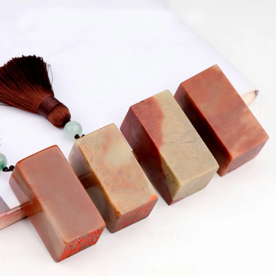 Online 1 stück Chinesischen Traditionellen stempel dichtung stein für malerei kalligraphie büro name dichtung kunst liefert freies schnitzen für sie