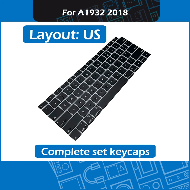 10set Lot A1932 Replacement Keycap key US Layout for font b Macbook b font Air Retina