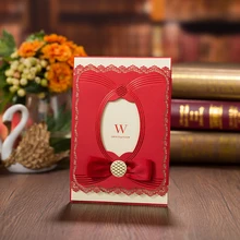 50 шт. красная полая лазерная резка, для свадьбы Пригласительные открытки персонализированные пользовательские печатные конверты украшения для свадебной вечеринки