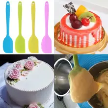 Цветной скребок для торта силиконовый термостойкий шпатель для выпечки формы для выпечки инструмент-крем-шпатель щетки для выпечки инструмент для выпечки