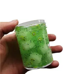 120 мл Прозрачный DIY Slime прозрачные игрушки для детей Резиновая мягкая глина slime пушистый антистресс динамический песок для Squeeze Plastilina