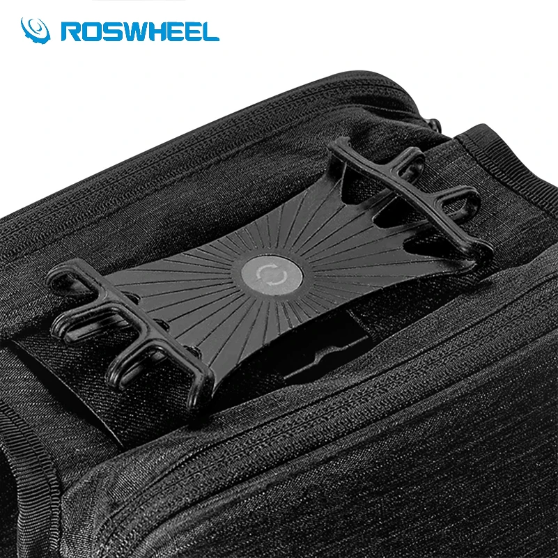 ROSWHEEL 1.5L сумка для велосипеда с держателем телефона Водонепроницаемый верхней
