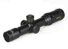 New Arrival Tactical Sniper 1-4X28 Rifle Scope White Printing For Hunting BWR-080G