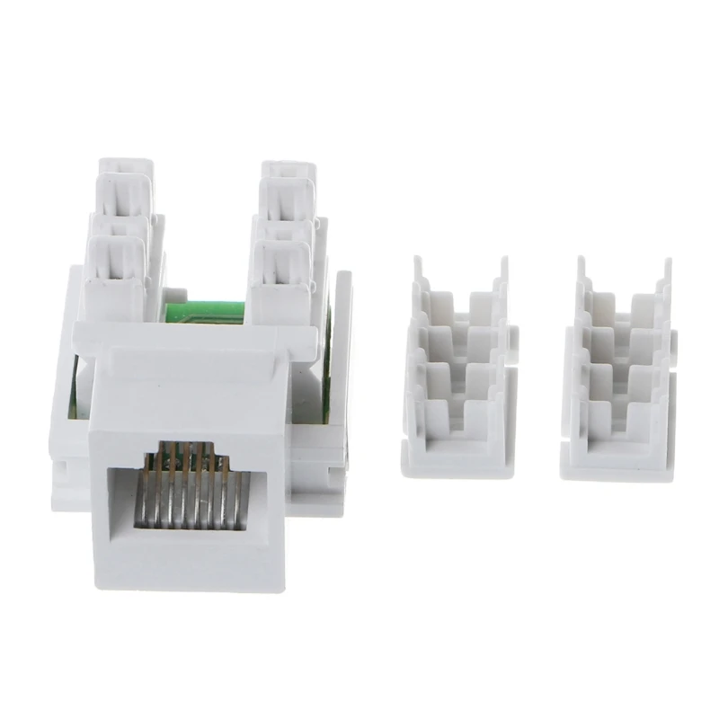 Сеть увеличенные Cat5E UTP 110 удар вниз кистоун Джек RJ45 CAT5 Совместимость