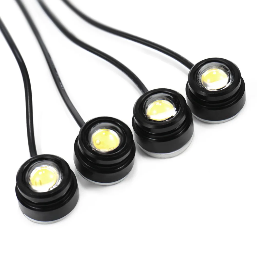 MON SU Led DRL стробоскоп Flash Eagle Eye Автомобильный светильник с пультом дистанционного