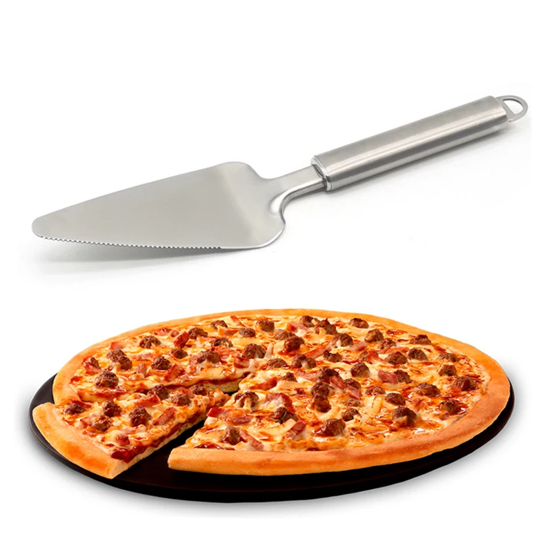 1PCS Pizza Shovels Stainless Steel Home Party Baking Cake Blade Cheese