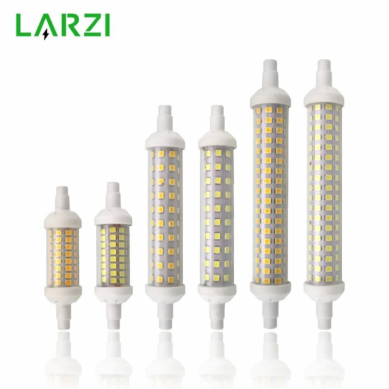 Светодиодная лампа LARZI R7S 6 Вт 9 12 78 мм 118 135 SMD 2835 светодиодная 220 В 240 в кукуруза