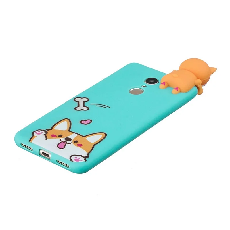 Fundas para Xiaomi Redmi 5 Plus funda para Xiaomi Redmi 5 funda Redmi 5 funda Redmi 5 Plus funda 3D dibujo animado juguete Cute Soft Silicone Phone Fundas