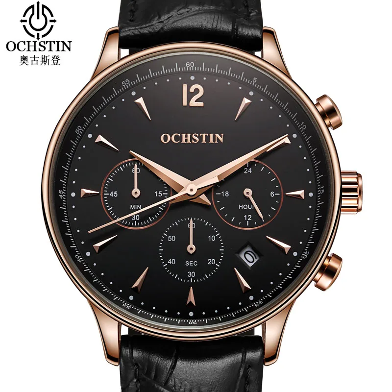 

OCHSTIN Luxury Chronograph Sport Watch Men Business Waterproof Men Watch Casual Military Quartz Wristwatches Male Clock Hodinky