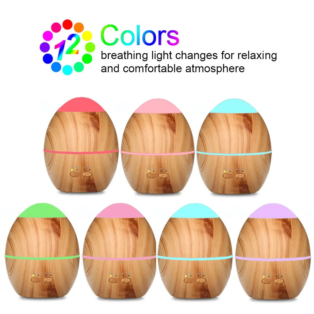 300ml Air Humidifier Ultrasonic USB Led Night Lights Aroma Aromatherapy Essential Oil Diffuser Mist Maker For Home | Электроника