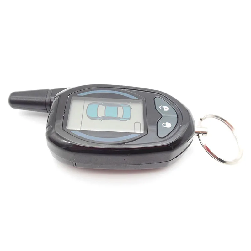 

Russia version ZX1055 remote for Sheriff ZX1055 Lcd two way car alarm remote starter /FM transmitter free shipping