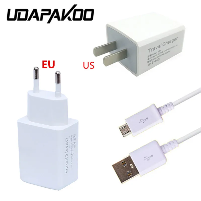 

100% Good 2A US/EU Plug Wall Charger + 1m Micro USB data nice For Samsung Galaxy S4 I9500 S3 I9300 j5 j7 lg x power g3 g4