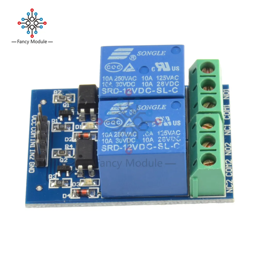 12 в 1/2/4/8 канальный релейный модульный оптрон для Arduino ARM AVR DSP PIC MSP AC 250V 10A DC 30V низкого уровня сигнала