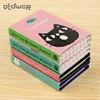 1PC créatif 180 Pages autocollant Mini Animal Notes collantes 4 pliant mémo bloc cadeaux école papeterie fournitures ► Photo 1/6