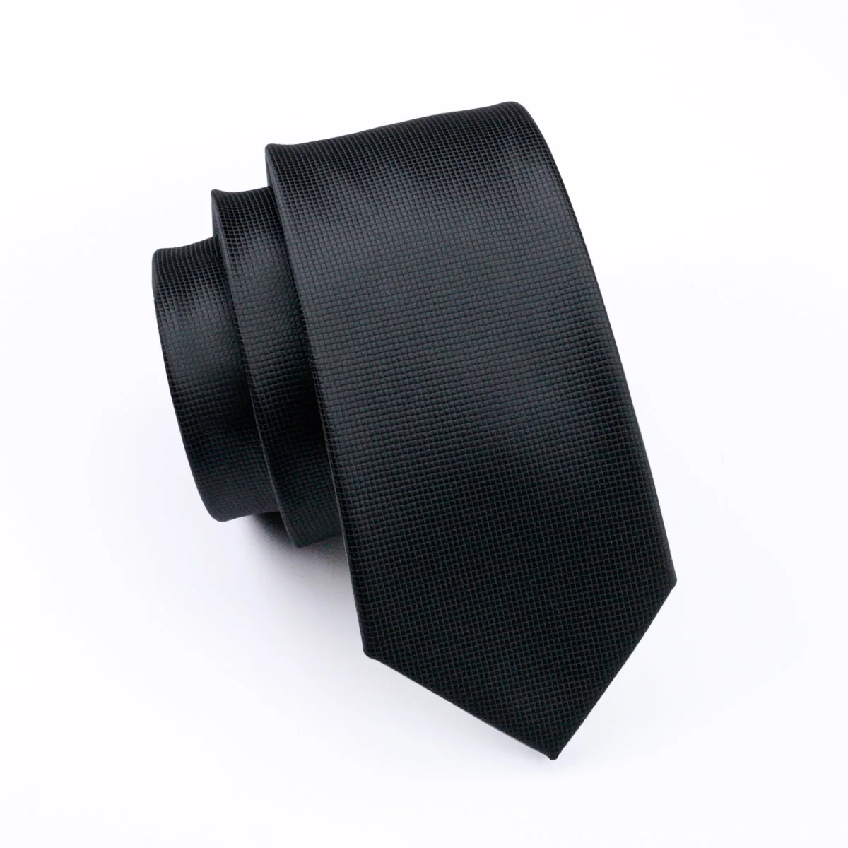Черный Шелковый мужской галстук для свадебной вечеринки деловой галстук набор FA-251