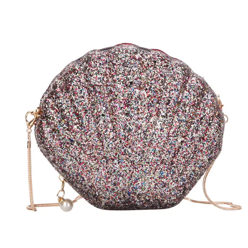 Чехол женский сумки женские модные вечерние клатчи с блестками вечерняя сумка на цепочке сумки через плечо для женщин жемчужный кошелек Bolsos - Цвет: Colorful