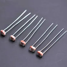 10x5528 светильник-зависимый резистор LDR 5 мм Фоторезистор оптом и в розницу Фотопроводящий резистор