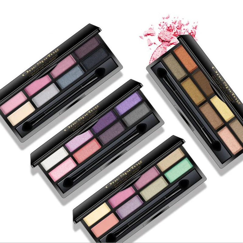

8 Colors Eye Shadow Eye Makeup Art Mineral Shimmer Make up Pallete Smoky Cosmetics For Women Gift