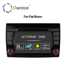 Ownice C500 Android 6.0 Octa Core for Fiat Bravo 2007-2012 Car DVD Player Radio with GPS Bluetooth 4G 1024*600 2GB RAM 32GB ROM