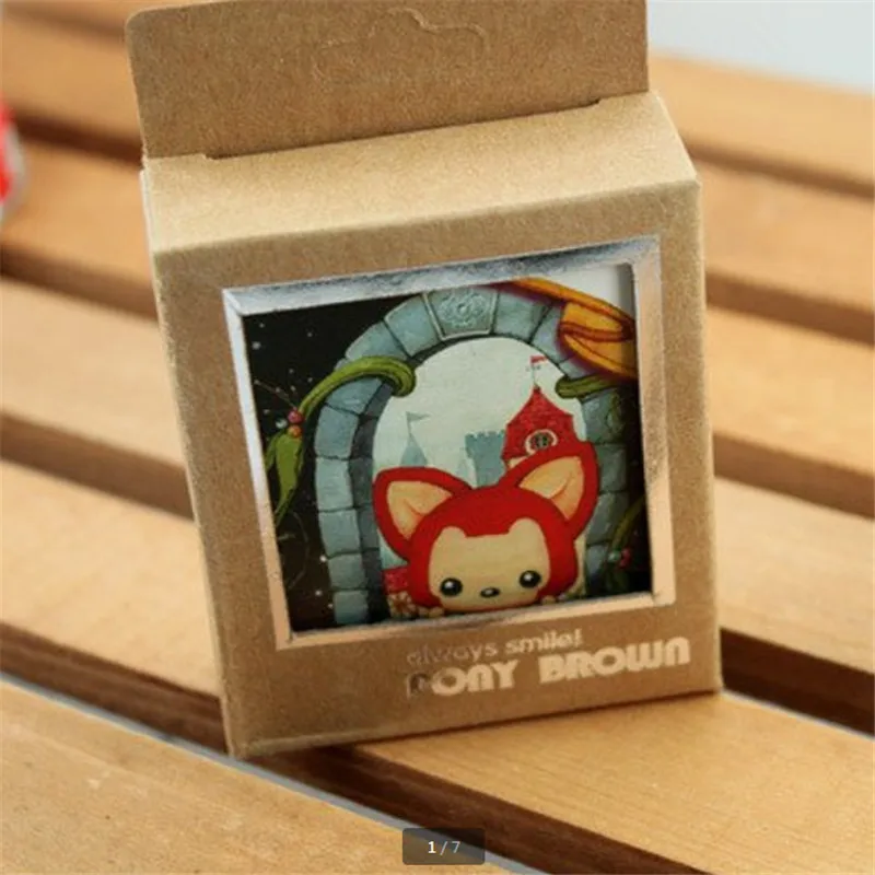 

40pcs/lot blank Cartoon little animal mini postcard birthday party Christmas Message Gift greeting Card Set DIY Word card