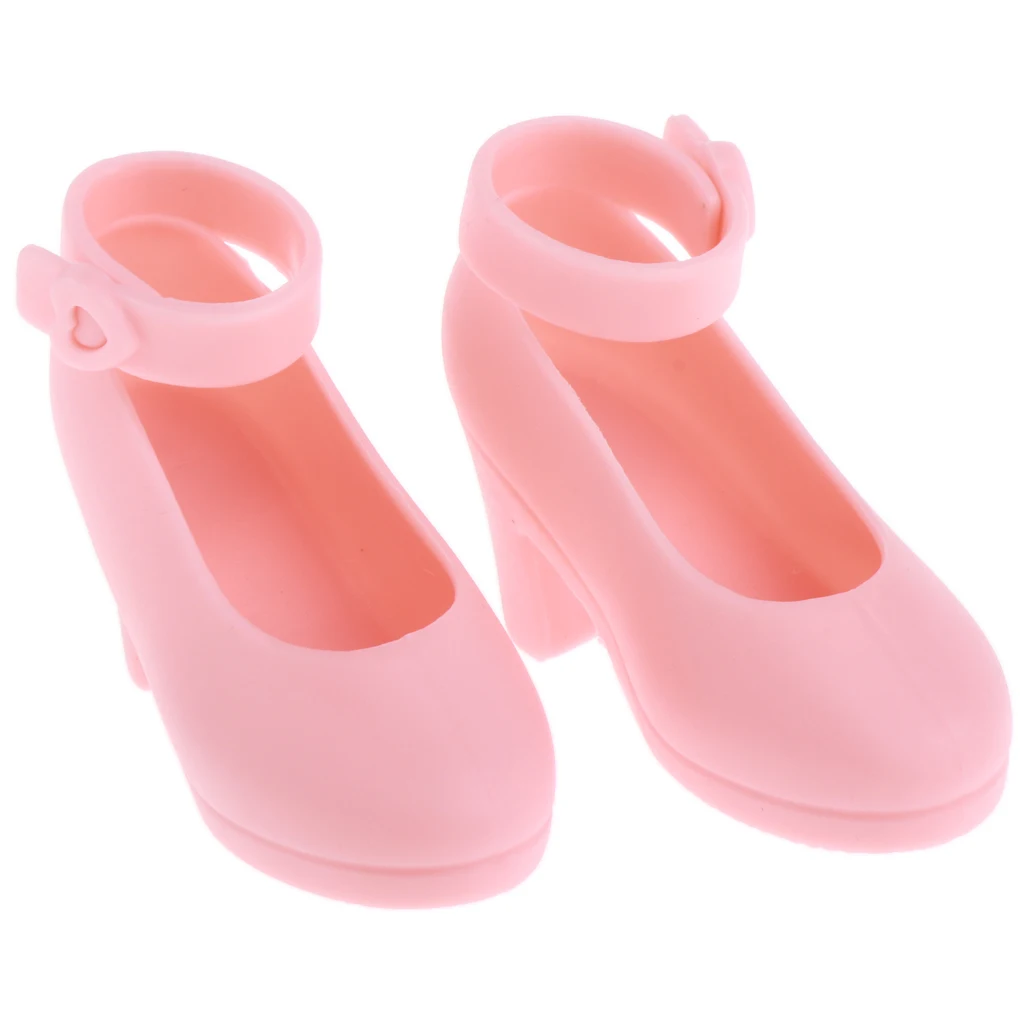 Fashion 1/4 BJD Shoes Plastic Jelly Sandals High Heel Shoe for Supper Dollfie PB Kurhn Jointed Doll Clothing Accessory, 3 Colors