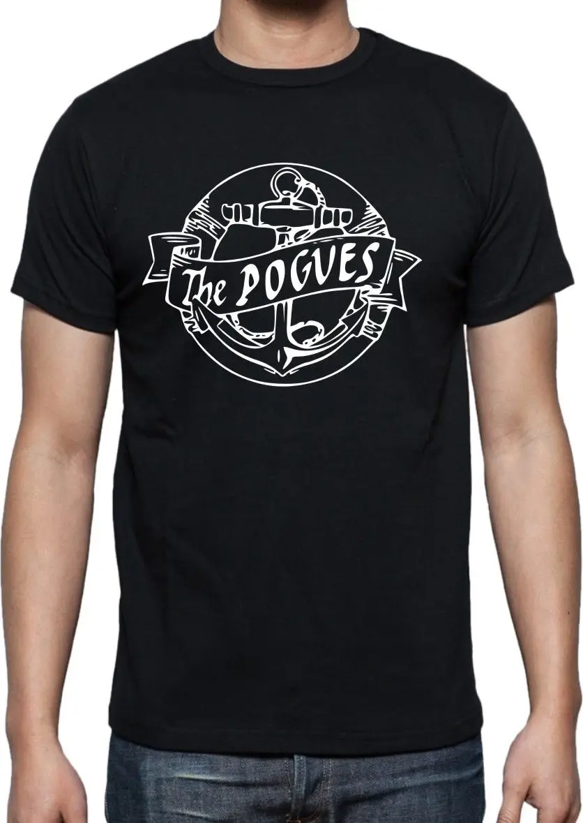 THE POGUES футболка с логотипом ANCRE Irlandais панк Toutes Les Tailles принтом Harajuku короткий рукав